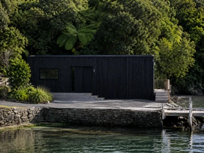 New Zealand Riverside Boathouse